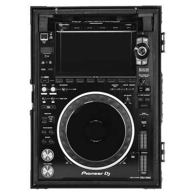 Odyssey DJ Travel Flight Case w/ Removable Back Panel for CDJ3000 Pioneer, Black - VMInnovations