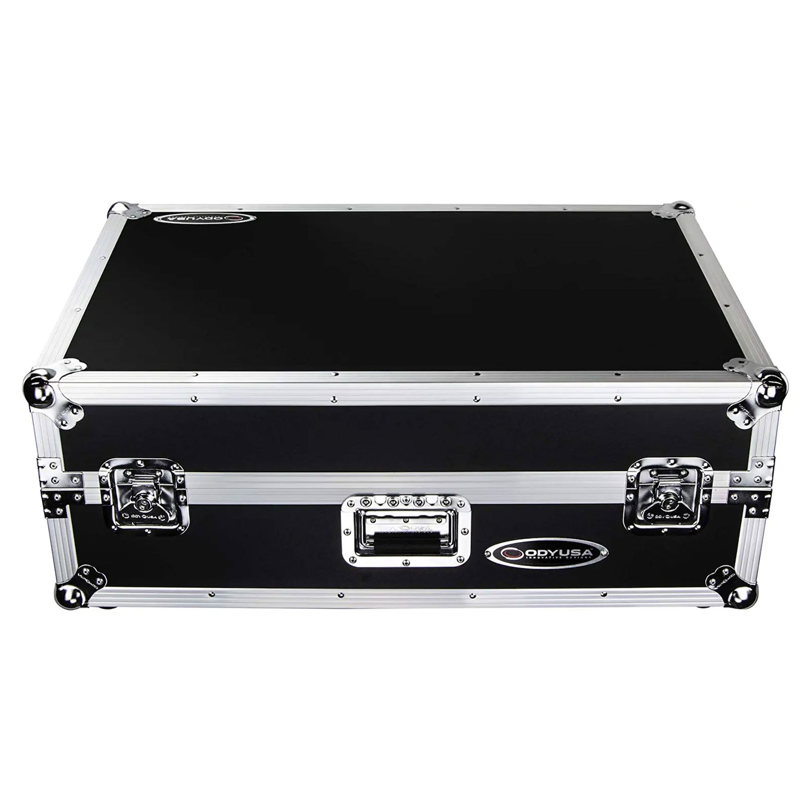 ODYSSEY FZGSPRIME4W2 Denon Prime 4 Flight Zone Case with Laptop Platform & Racks - VMInnovations