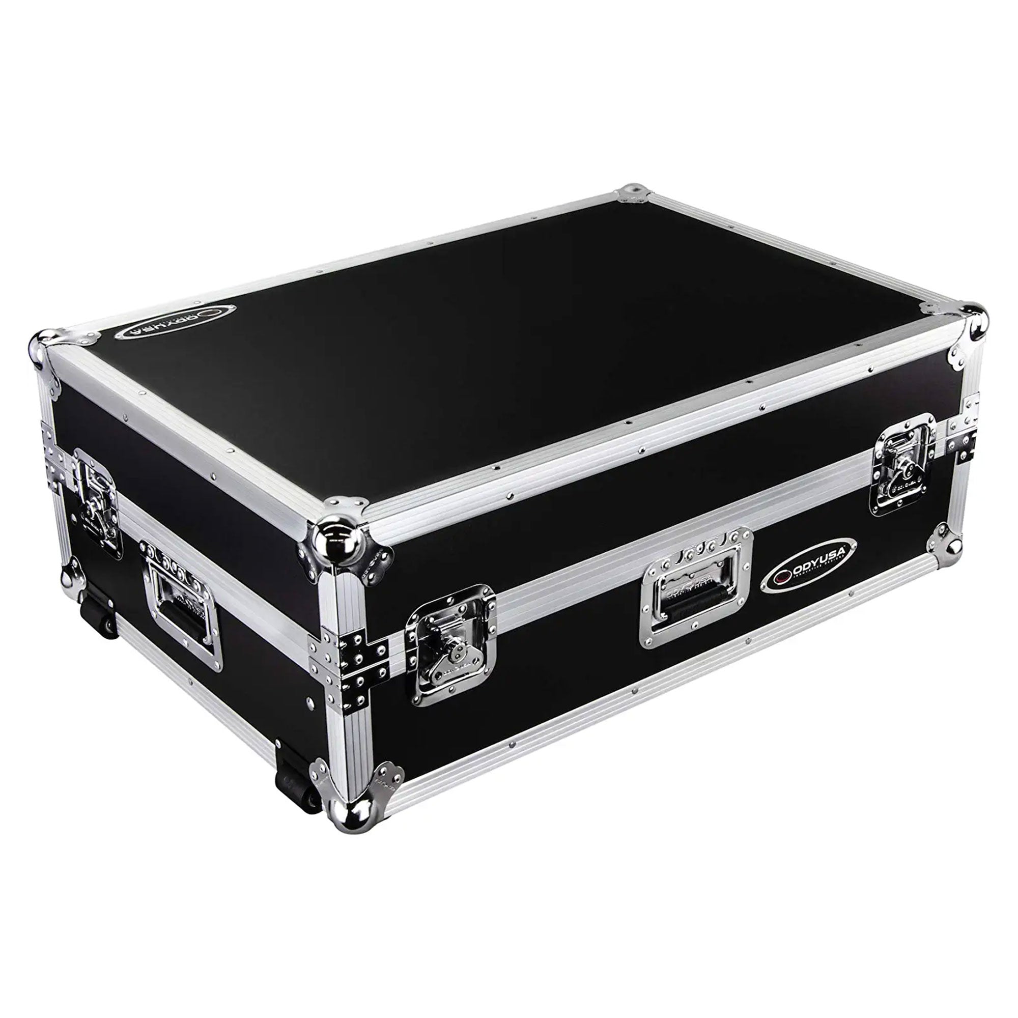 ODYSSEY FZGSPRIME4W2 Denon Prime 4 Flight Zone Case with Laptop Platform & Racks - VMInnovations
