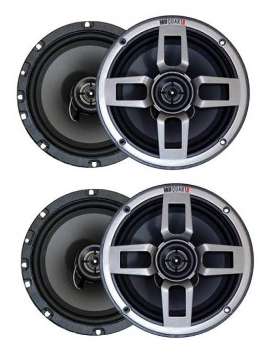 4) New MB QUART FKB-116 6.5" 300W 2 Way Car Audio Speakers Coaxial 2 PAIRS