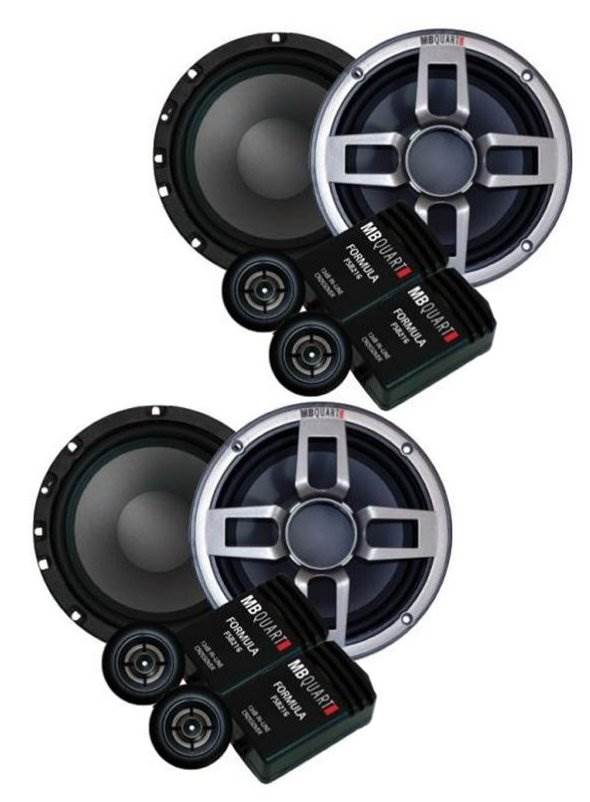 MB QUART FSB-216 6.5" 300W Car Audio Stereo Component Speakers System