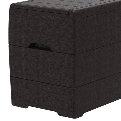 Duramax 71 Gallon Outdoor Resin Storage Box, Brown (Open Box)