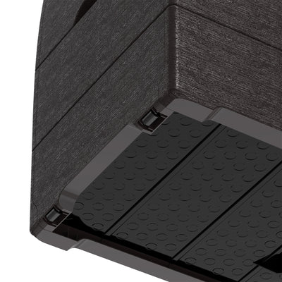 Duramax 71 Gallon Outdoor Resin Storage Box, Brown (Open Box)
