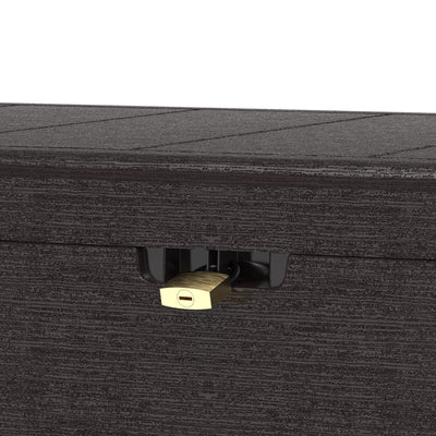 Duramax 71 Gallon Outdoor Resin Storage Box, Brown (Open Box)