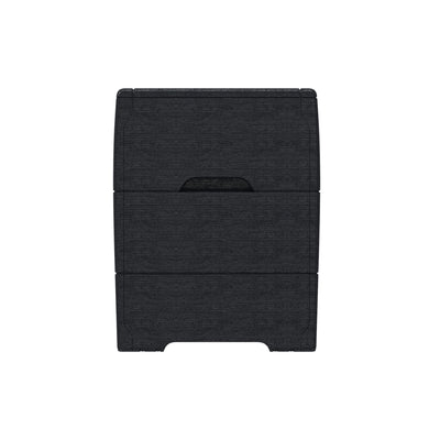 Duramax 71GL Resin Deck Garden Furniture Organizer Storage Box, Charcoal (Used) - VMInnovations