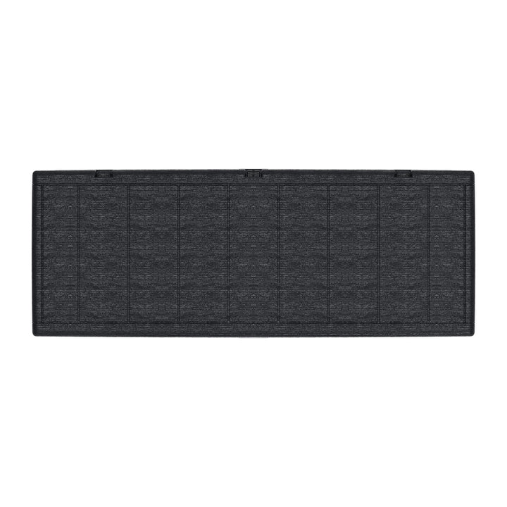 Duramax 71GL Resin Deck Garden Furniture Organizer Storage Box, Charcoal (Used)