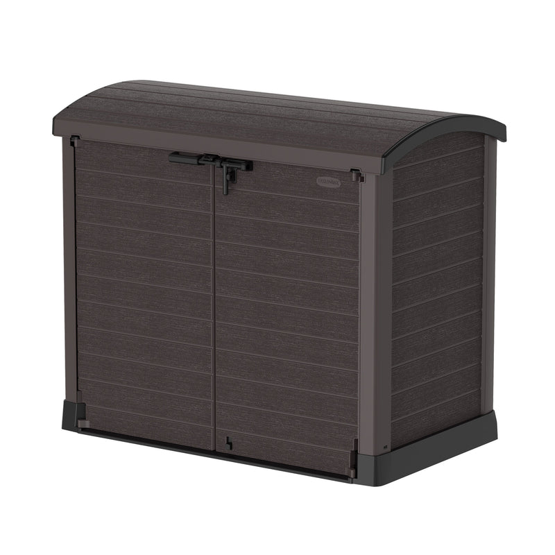 Duramax StoreAway 1200L Outdoor Deck & Garden Storage Box, Brown (Used)