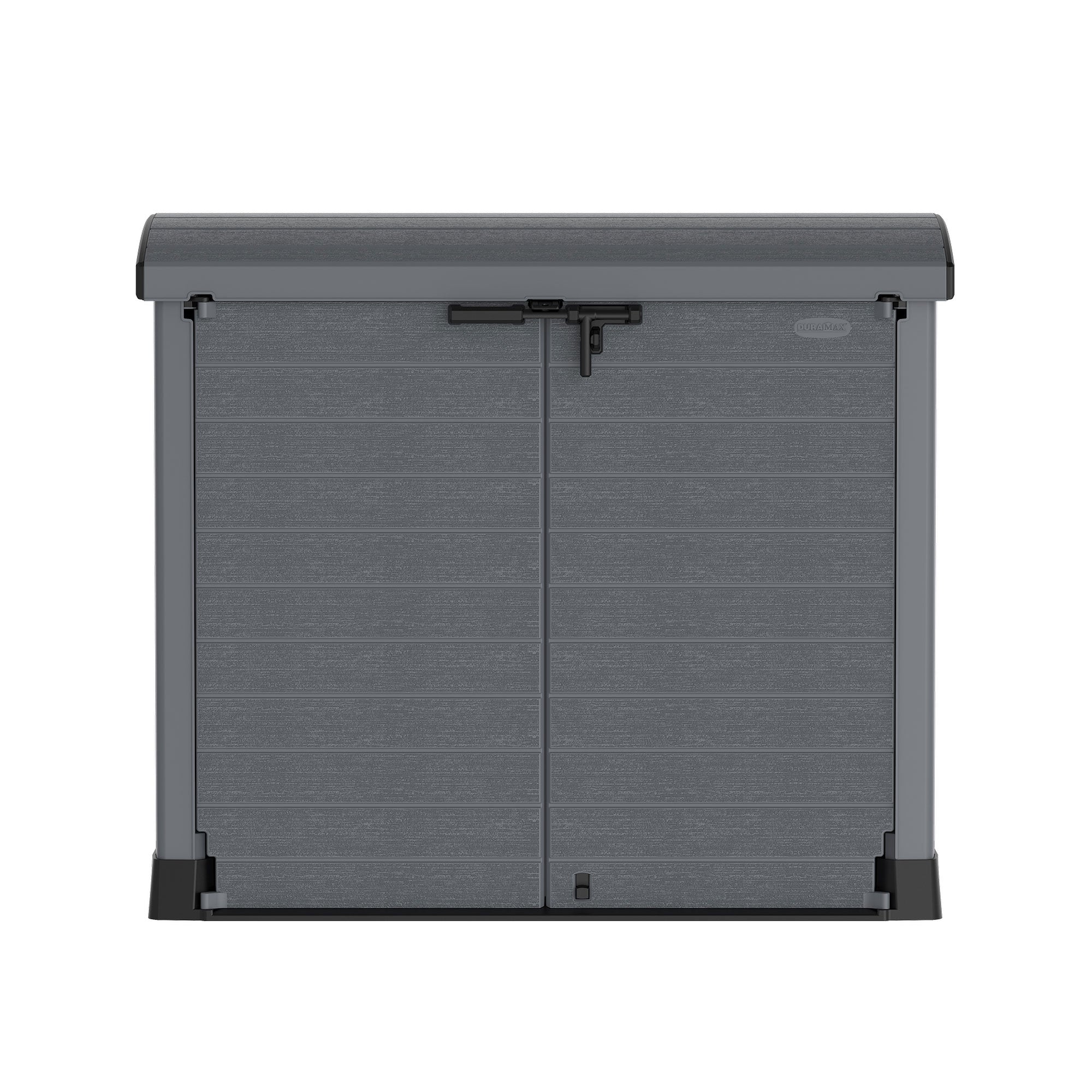 Duramax CedarGrain StoreAway 1200L Outdoor Deck & Garden Storage Box, Charcoal - VMInnovations