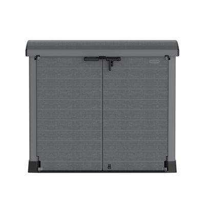 Duramax CedarGrain StoreAway 1200L Outdoor Deck & Garden Storage Box, Charcoal - VMInnovations
