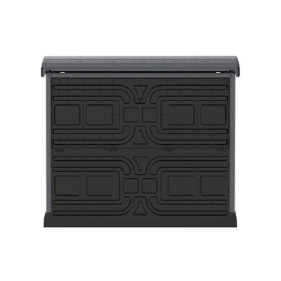 Duramax CedarGrain StoreAway 1200L Outdoor Deck & Garden Storage Box, Charcoal - VMInnovations