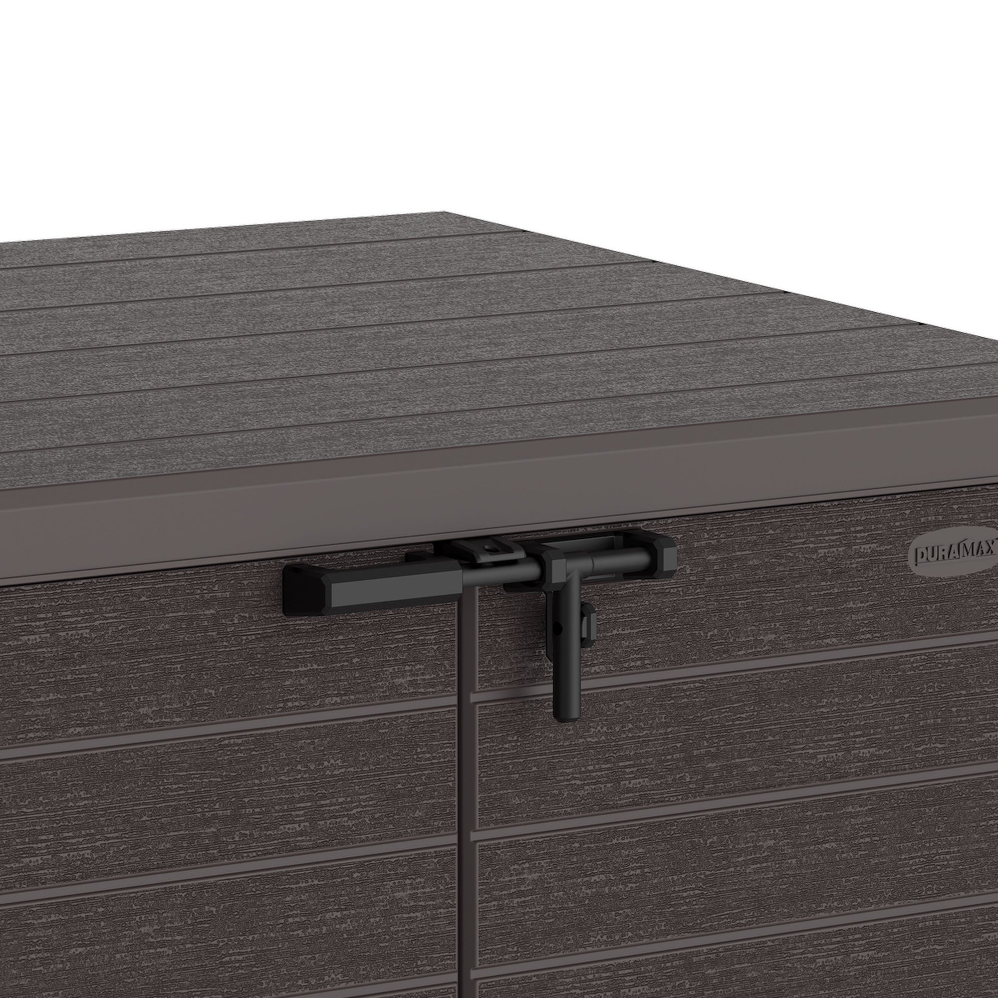 Duramax StoreAway 1200 Liter Outdoor Deck & Garden Storage Box, Brown (Used) - VMInnovations