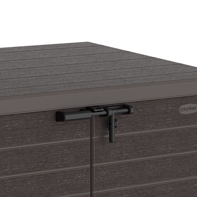 Duramax StoreAway 1200 Liter Outdoor Deck & Garden Storage Box, Brown (Used) - VMInnovations