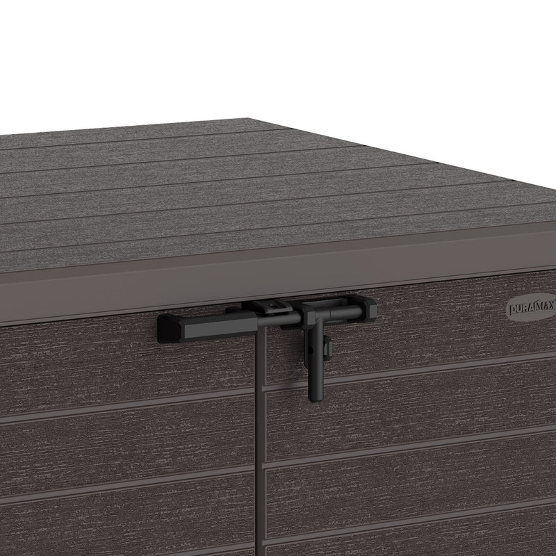 Duramax CedarGrain StoreAway 1200 Liter Outdoor Deck & Garden Storage Box, Brown