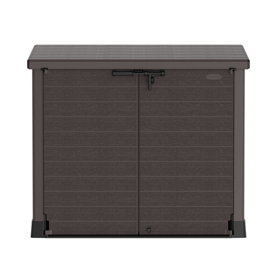 Duramax StoreAway 1200 Liter Outdoor Deck & Garden Storage Box, Brown (Used)
