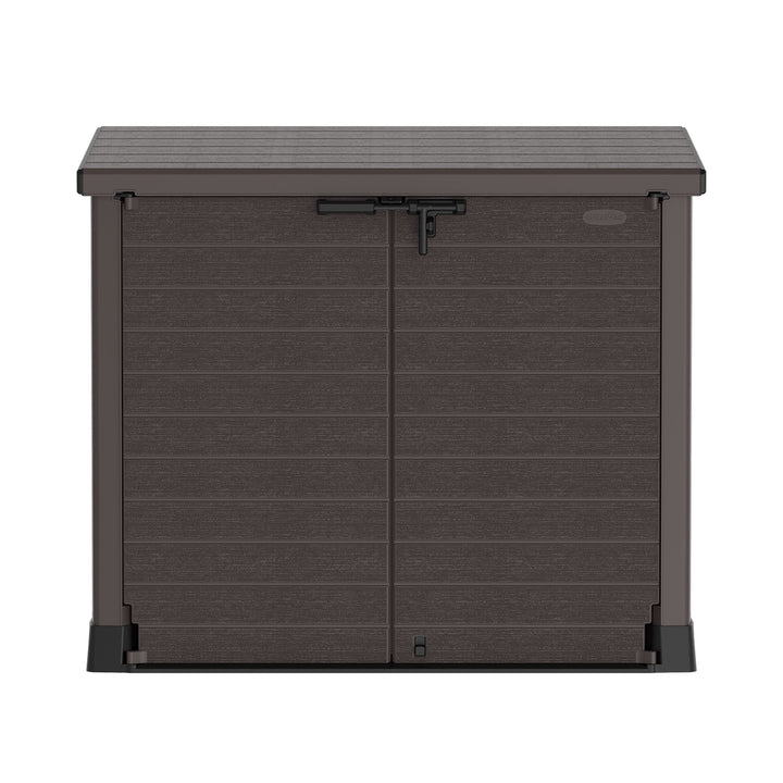 Duramax StoreAway 1200 Liter Outdoor Deck & Garden Storage Box, Brown (Used)
