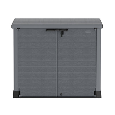Duramax CedarGrain StoreAway 1200L Outdoor Deck & Garden Storage Box, Charcoal