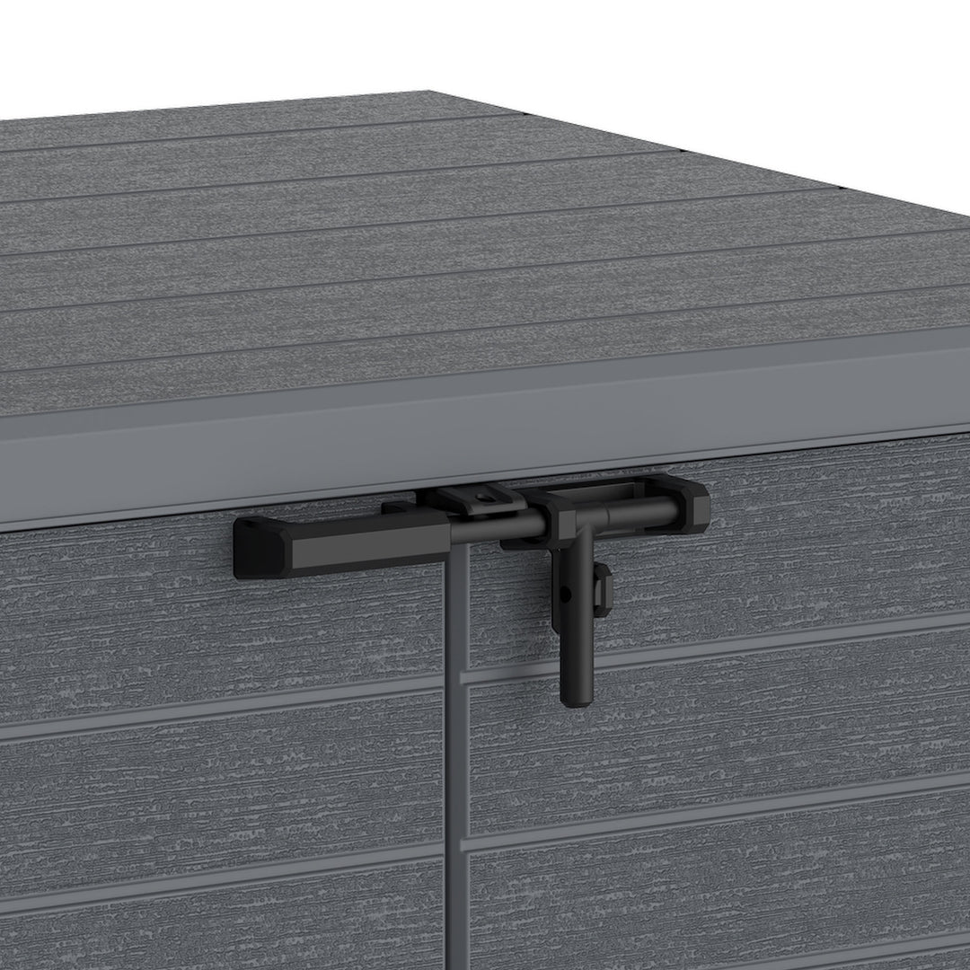 CedarGrain StoreAway 1200L Deck & Garden Storage Box, Charcoal (Open Box)
