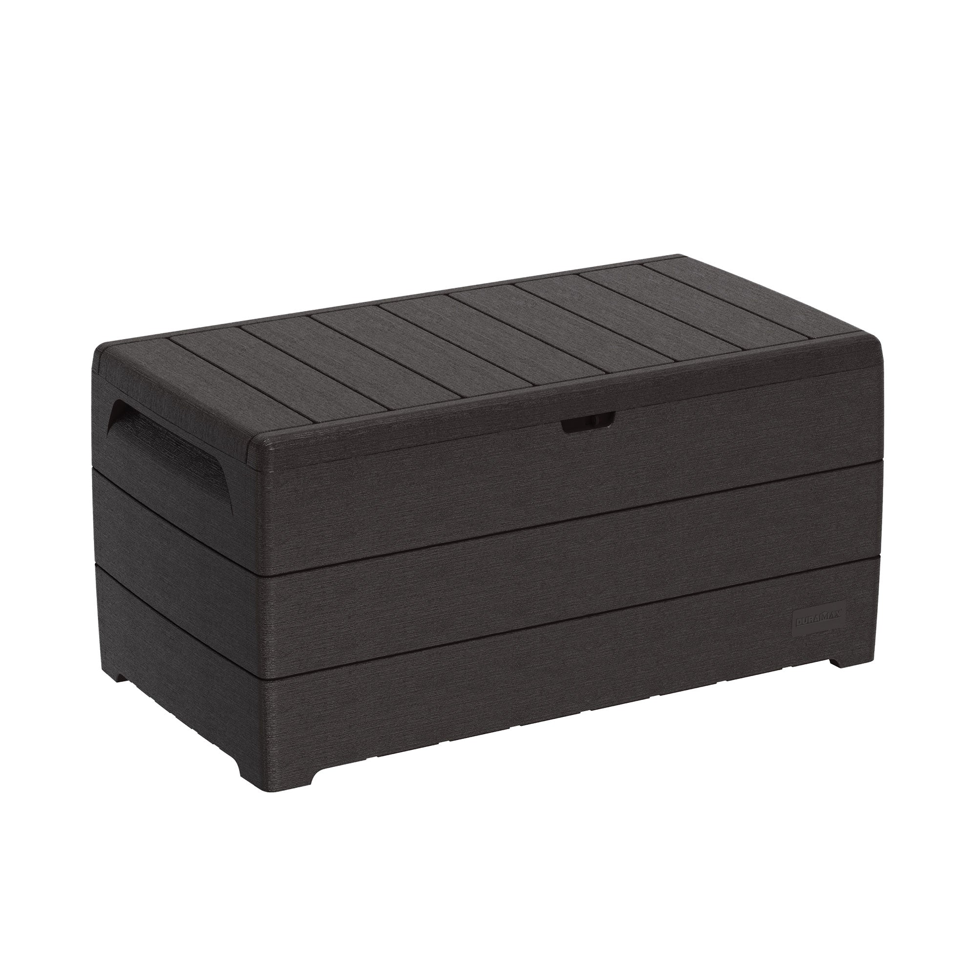 Duramax CedarGrain Durabox 110 Gal Outdoor Deck & Garden Storage Bench, Brown - VMInnovations