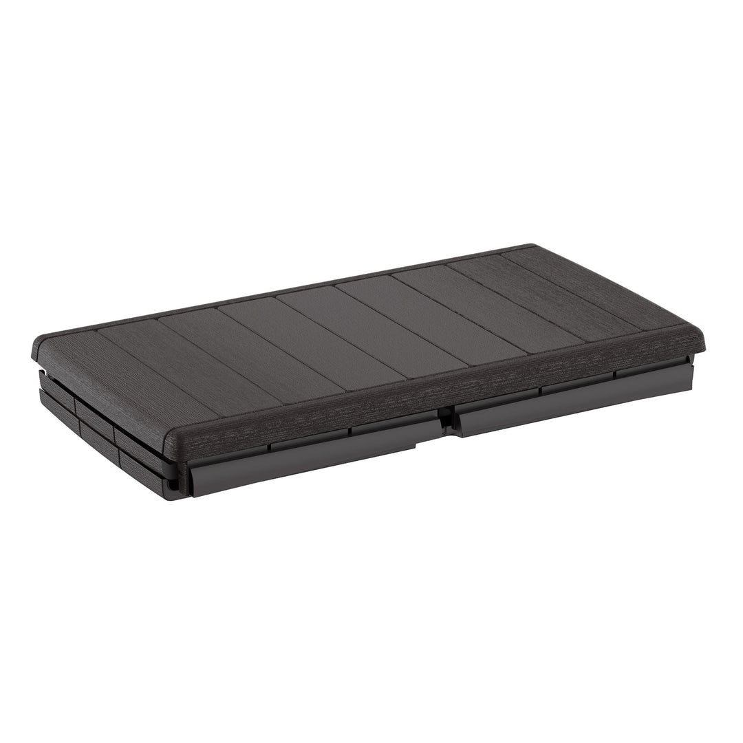 Duramax CedarGrain Durabox 110 Gal Outdoor Deck & Garden Storage Bench, Brown