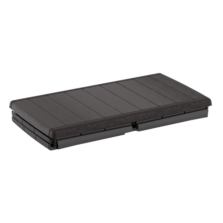 Duramax CedarGrain Durabox 110 Gal Outdoor Deck & Garden Storage Bench, Brown
