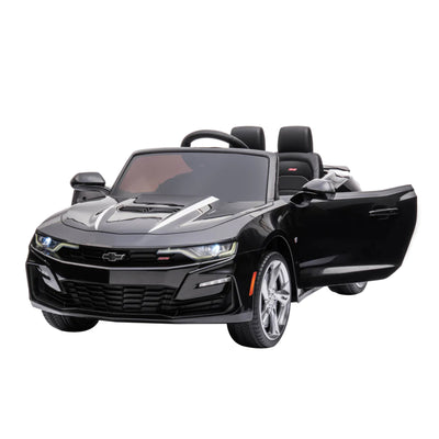 Dakott 2021/2022 Chevy Camaro Racing 2SS Battery Powered Ride On Car Toy, Black - VMInnovations