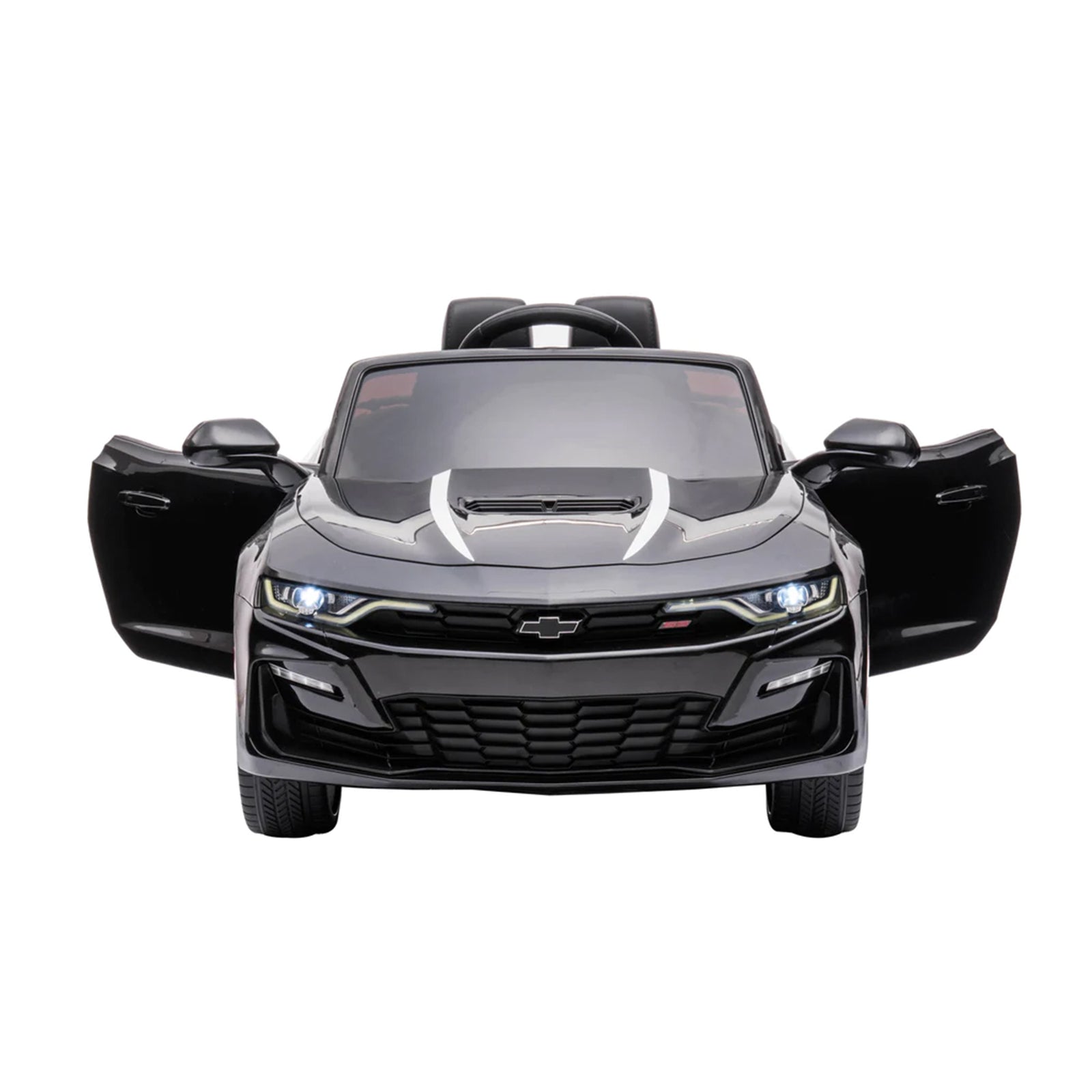 Dakott 2021/2022 Chevy Camaro Racing 2SS Battery Powered Ride On Car Toy, Black - VMInnovations