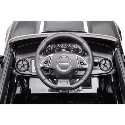 Dakott 2021/2022 Chevy Camaro Racing 2SS Battery Powered Ride On Car Toy, Black - VMInnovations