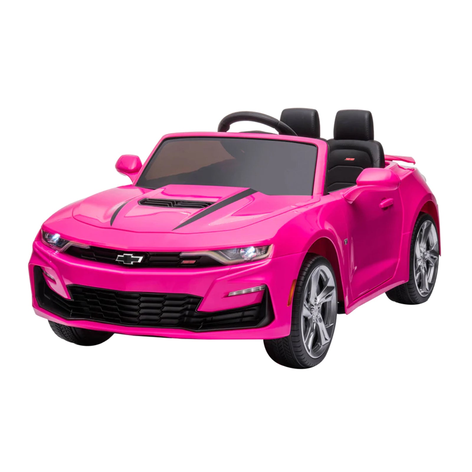 Dakott 2021/2022 Chevy Camaro Racing 2SS Battery Powered Ride On Car Toy, Pink - VMInnovations