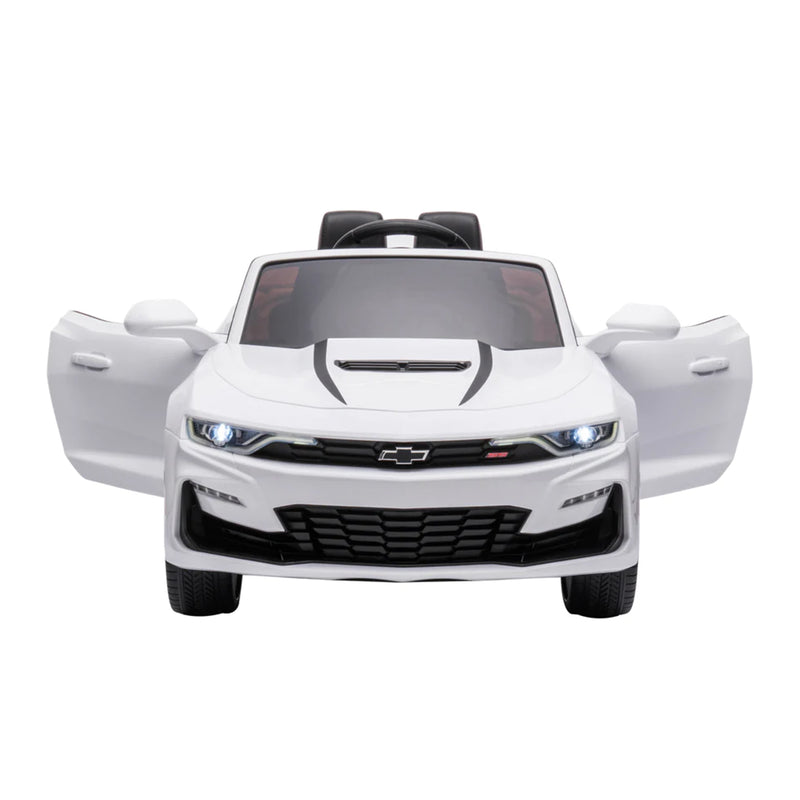 Dakott 2021/2022 Chevy Camaro Racing 2SS Battery Powered Ride On Car Toy, White