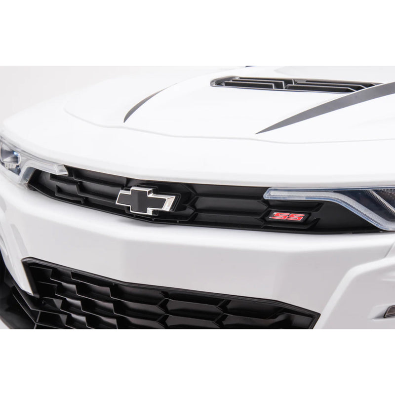 Dakott 2021/2022 Chevy Camaro Racing 2SS Battery Powered Ride On Car Toy, White