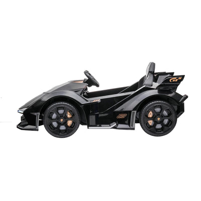 Dakott Lamborghini Gran Turismo V12 Vision Battery Power Ride On Car Toy, Black