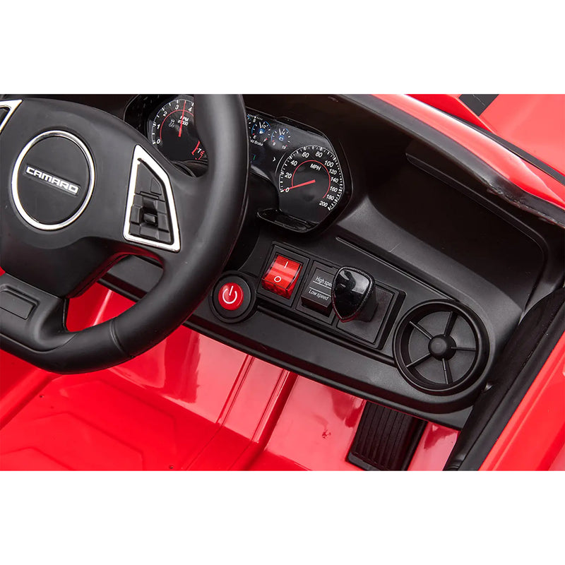 Dakott 2021/2022 Chevy Camaro Racing 2SS Battery Powered Ride On Car Toy, Red