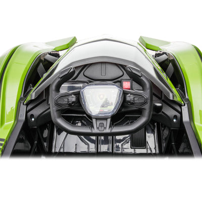 Dakott Lamborghini Gran Turismo V12 Vision Battery Power Ride On Car Toy, Green - VMInnovations