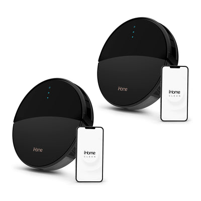 iHome AutoVac Eclipse Self Charging Robot Vacuums for Multi Level Homes (2 Pack) - VMInnovations