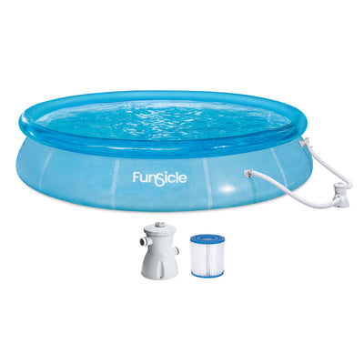 Funsicle 12'x30" Sea-ThruInflatable Outdoor Above Ground Pool (For Parts) - VMInnovations