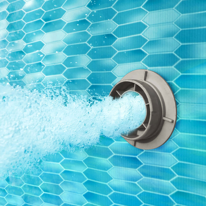 10' x 30" QuickSet Ring Top Above Ground Swimming Pool, Basketweave (Used) - VMInnovations