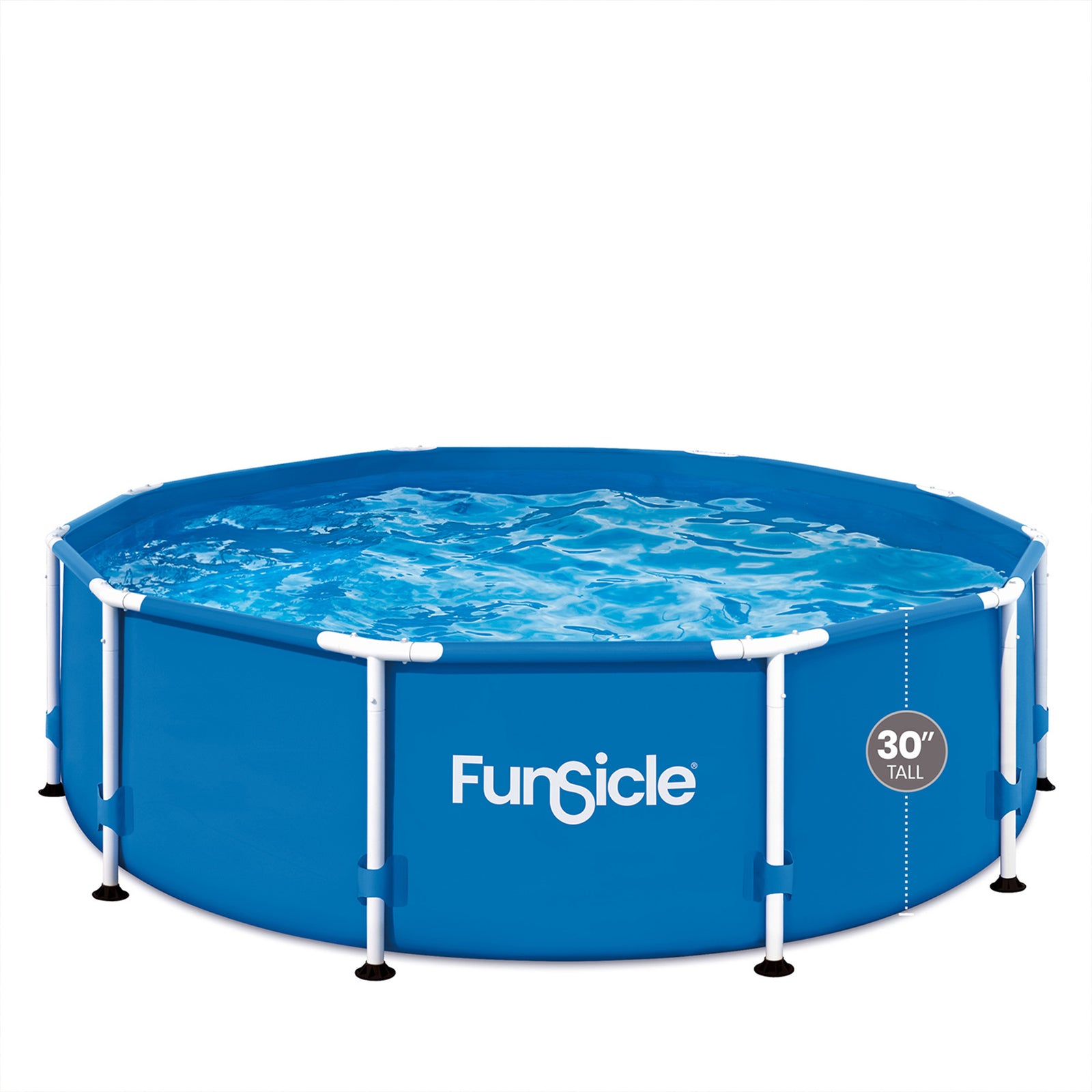Funsicle 10' x 30" Outdoor Activity Round Frame Above Ground Swimming Pool Set - VMInnovations