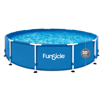 12' x 30" Outdoor Activity Round Frame Above Ground Swimming Pool(For Parts)