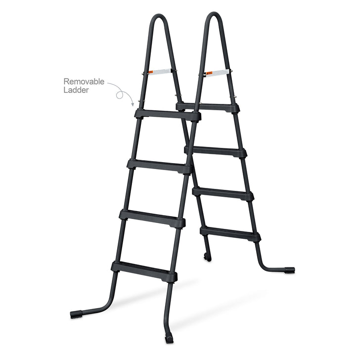 Funsicle 24'x12'x52" Oasis Rectangle Above Ground Pool, Gray (For Parts)