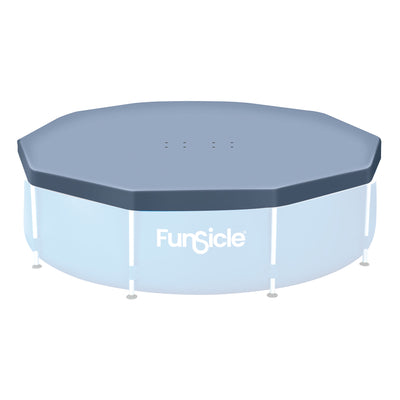 Funsicle 12ft Round Above Ground Frame Pool Debris Cover, Accessory Only, Gray - VMInnovations