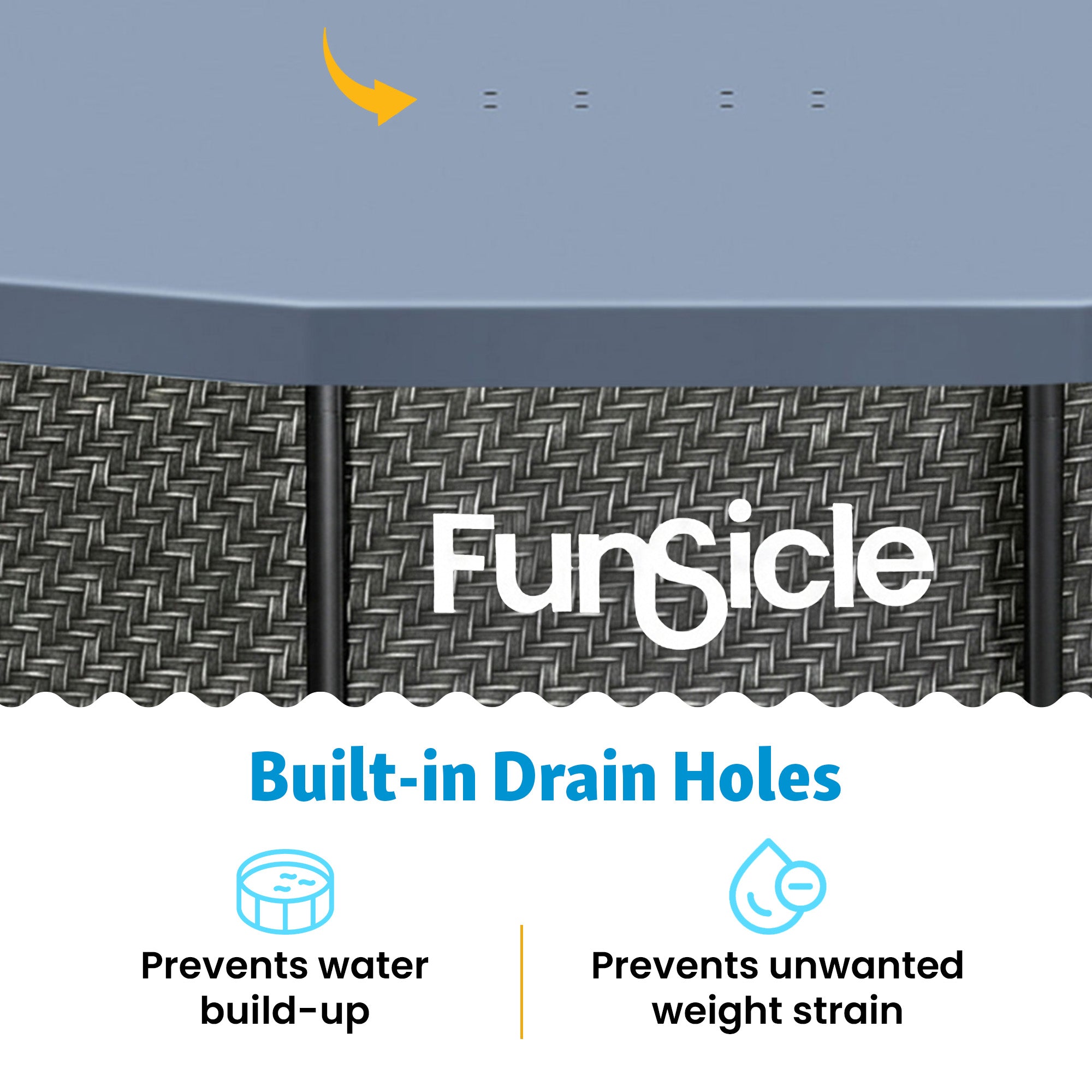 Funsicle 16ft Round Above Ground Frame Pool Debris Cover, Accessory Only, Gray - VMInnovations