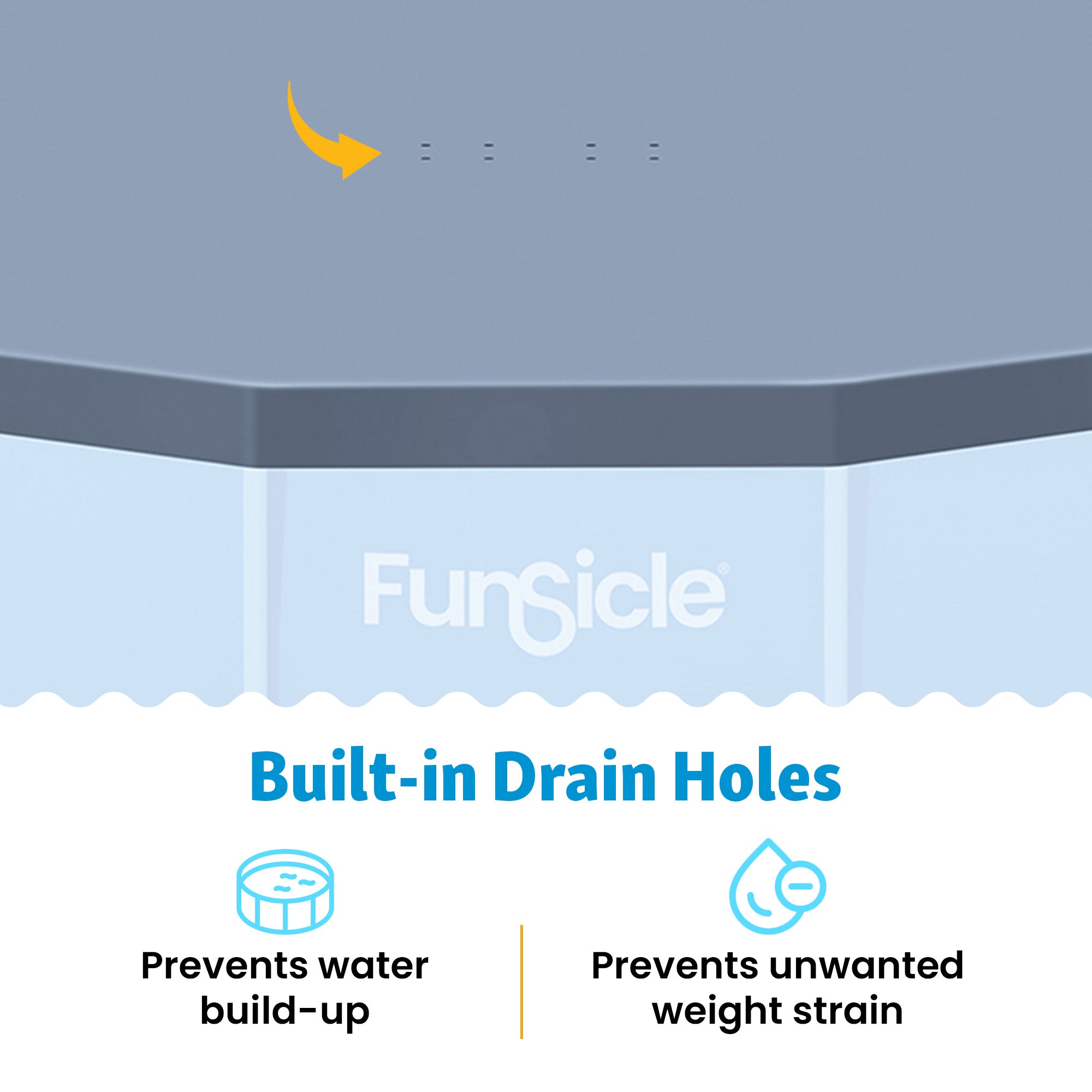 Funsicle 20ft Round Above Ground Frame Pool Debris Cover, Accessory Only, Gray - VMInnovations