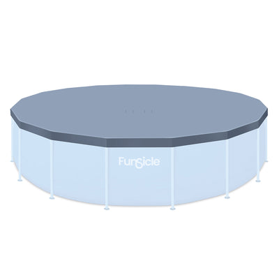 Funsicle 20ft Round Above Ground Frame Pool Debris Cover, Accessory Only, Gray - VMInnovations