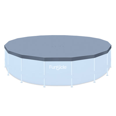 Funsicle 20ft Round Above Ground Frame Pool Debris Cover, Accessory Only, (Used)