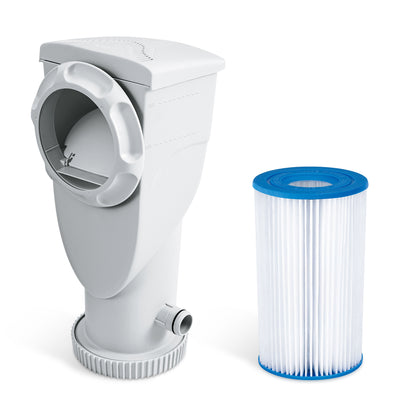 Funsicle 1000 Gallon SkimmerPlus 2-in-1 Filter Pump System for Above Ground Pool - VMInnovations