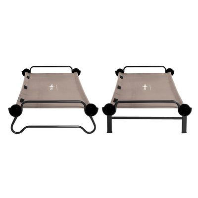 Disc-O-Bed XL & Youth Cam-O-Bunk Benchable Double Cot w/Organizers (2 Pack) - VMInnovations