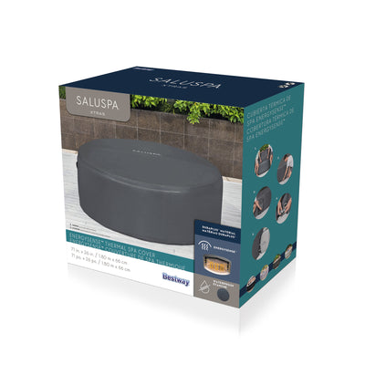 SaluSpa 71x26" EnergySense DuraPlus Waterproof Thermal Spa Cover, Gray(Open Box)