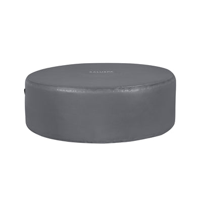 SaluSpa 77x28 Inch EnergySense DuraPlus Waterproof Round Thermal Spa Cover, Gray
