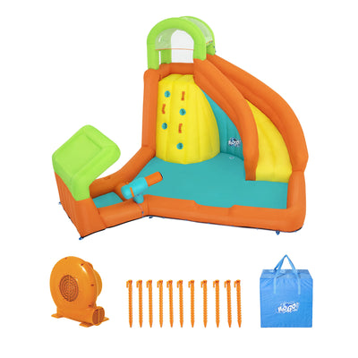 H2OGO! Canopy Cove Kids Inflatable Mega Water Park with Water Cannon (Open Box) - VMInnovations