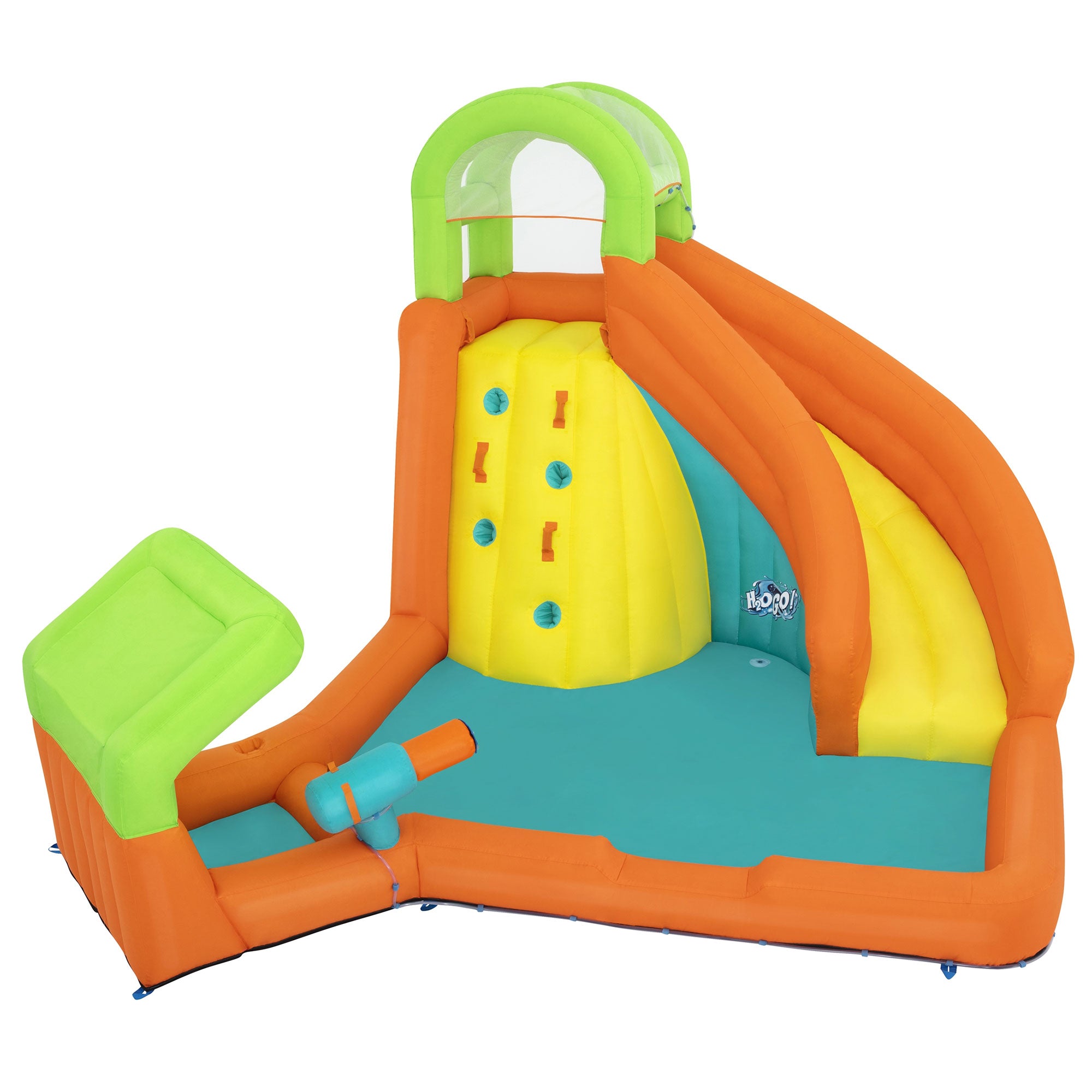 H2OGO! Canopy Cove Kids Inflatable Mega Water Park with Water Cannon (Open Box) - VMInnovations